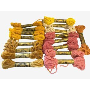 17 Vintage Needlepoint Paternayan Persian Yarn Wool Mixed Colors NOS 8yd each